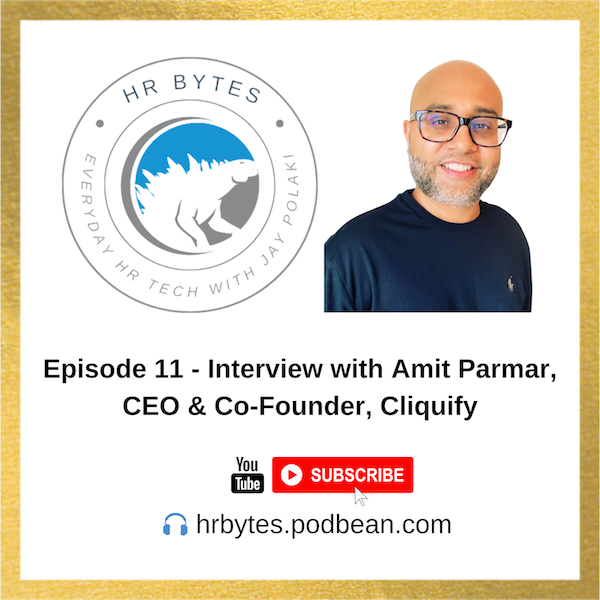 Podcast episode image for HR Bytes featuring Amit Parmar.
